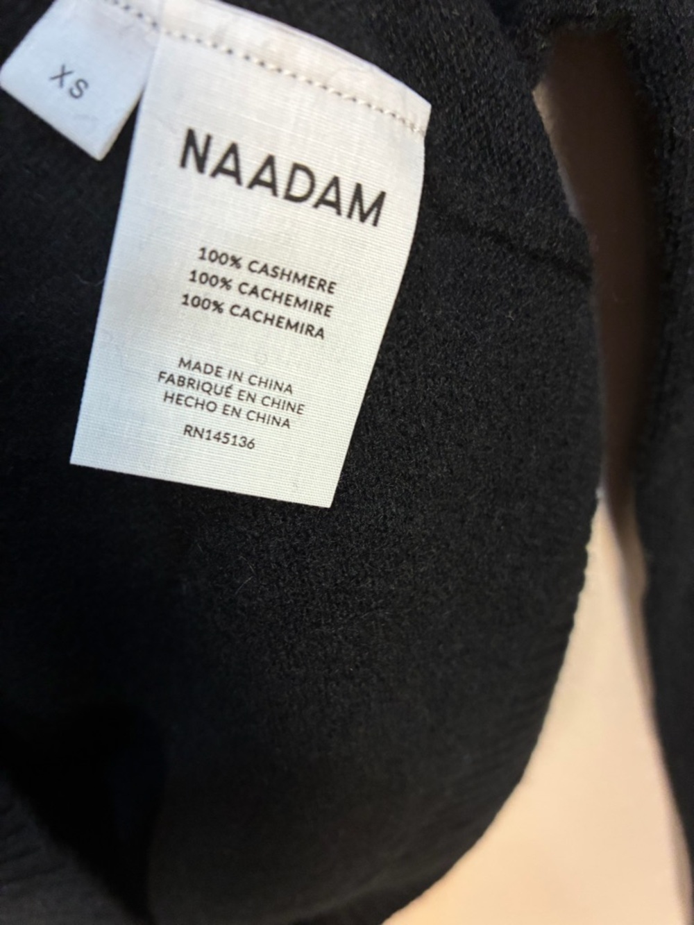 NAADAM Soft Collection 100% Cashmere Crew Neck Sweater - Picture 3 of 9